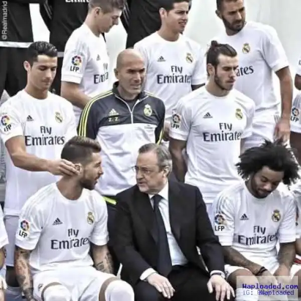 Photo: Cristiano Ronaldo Playfully Tweaks Ear Of One Of His Team Mates